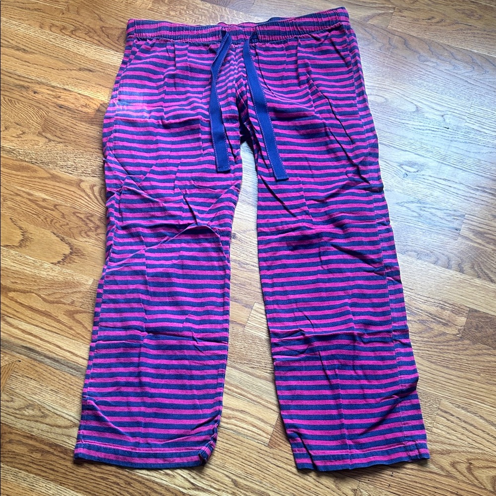 Old Navy Pink and Purple Striped Pajama Pants